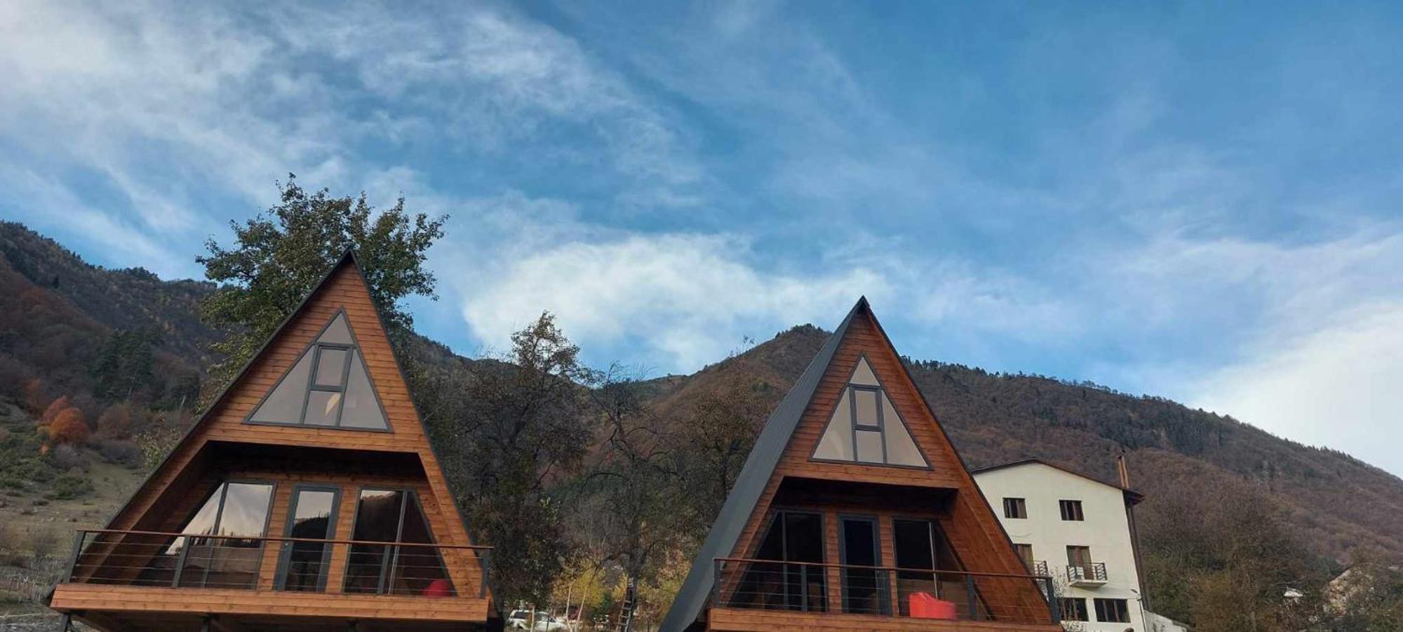 A-Frame Wonder Villa Mestia Exterior photo